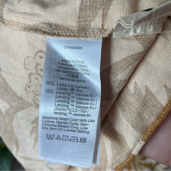 Madewell Linen-Blend Cami Midi Dress in Tropicale Floral - Picture 13 of 13